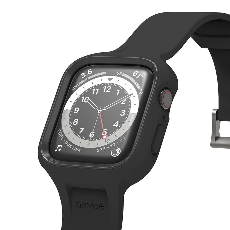 Araree Apple Watch 44/45mm 一體式保護殼錶帶
