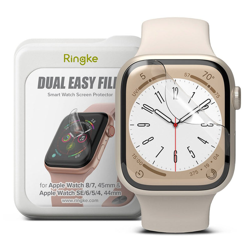 Rearth Ringke Apple Watch 44/45mm 抗衝擊螢幕保護貼(三片裝)