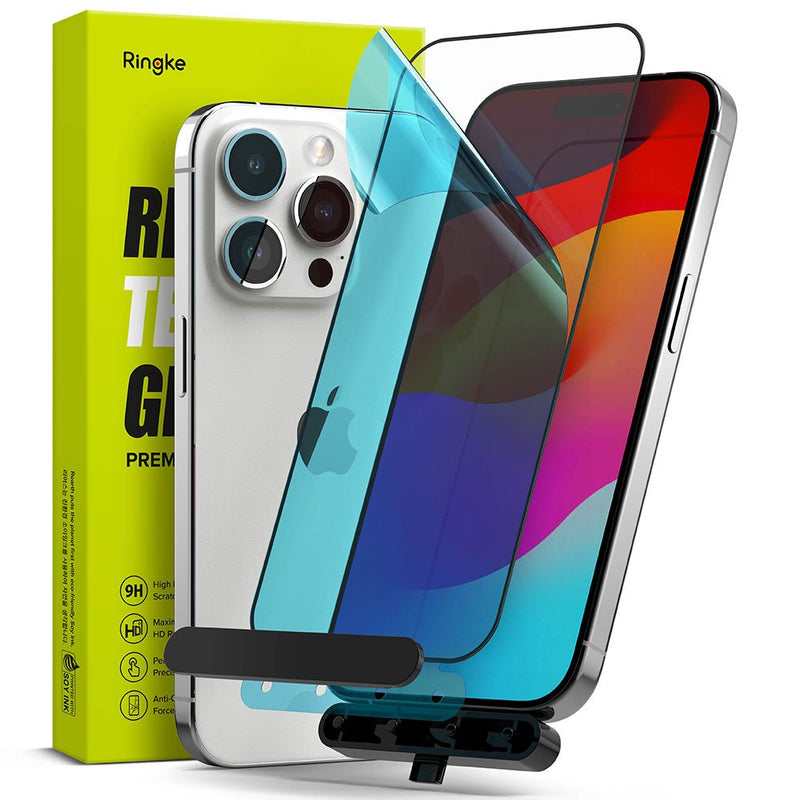 Rearth Apple iPhone 15 系列 強化玻璃螢幕保護貼