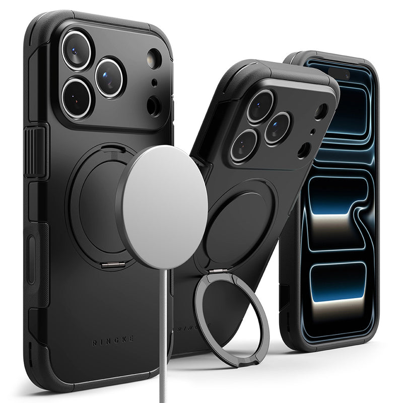 Rearth Apple iPhone 17 Pro Max (Ringke Alles) 磁吸立架保護殼