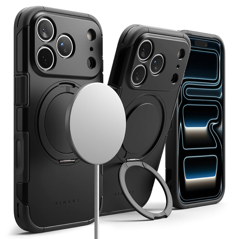 Rearth Apple iPhone 18 Pro/17 Pro (Ringke Alles) 磁吸立架保護殼