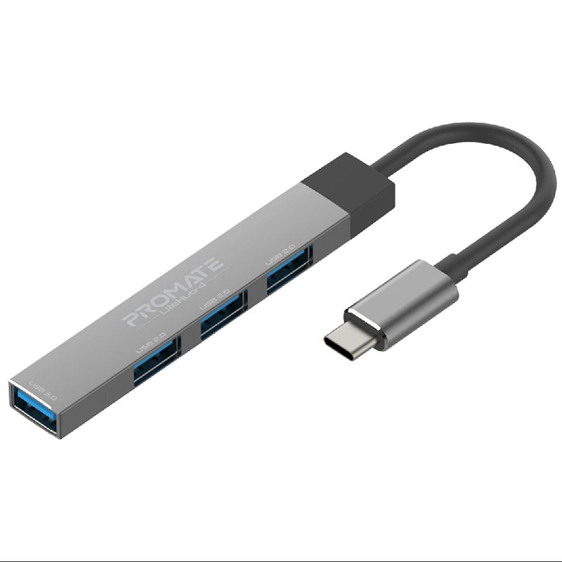 Promate Type C to USB 3.0 (4埠) Hub 高速集線器(LiteHub-4)