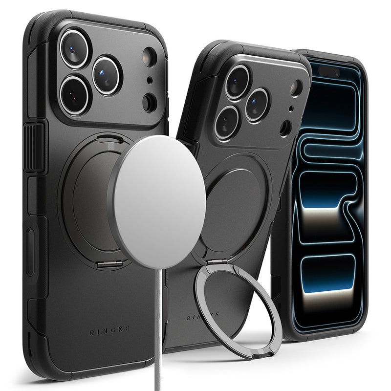 Rearth Apple iPhone 18 Pro/17 Pro (Ringke Alles) 磁吸立架保護殼