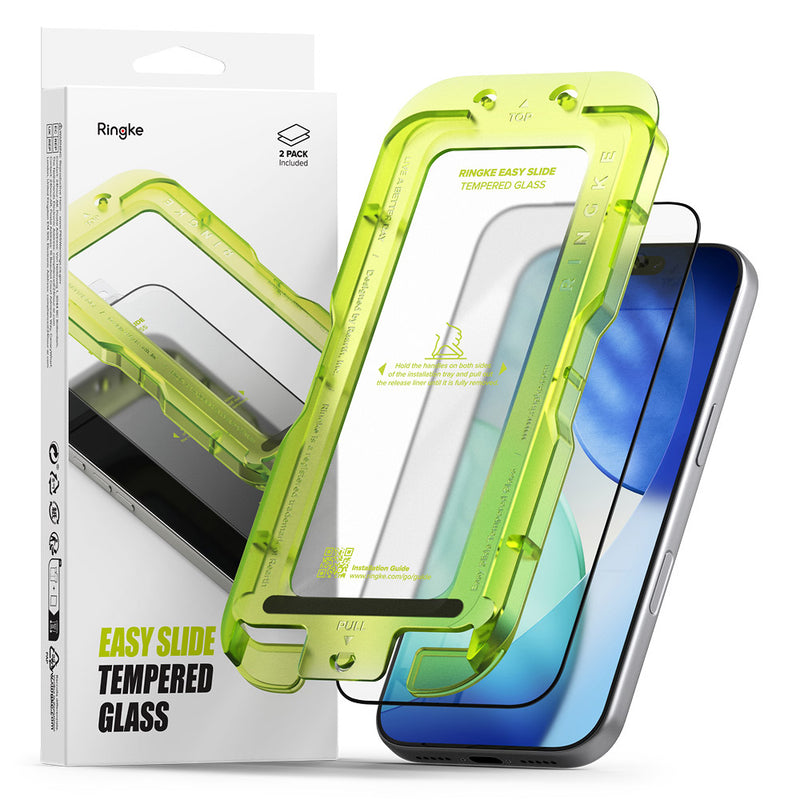 Rearth Ringke Apple iPhone 17 Pro 零失敗玻璃保護貼(2片裝)