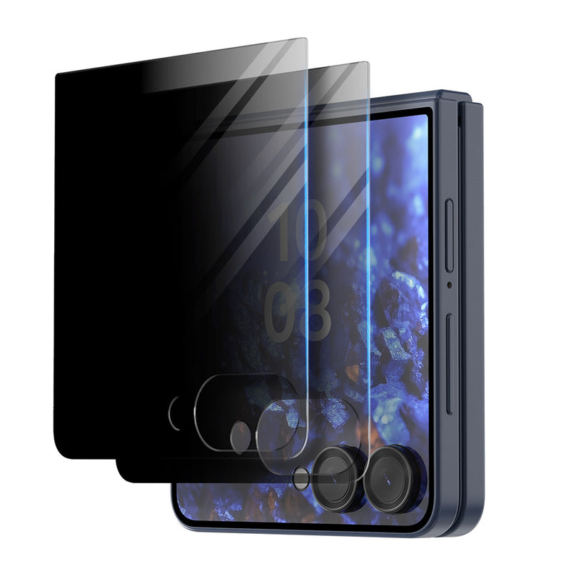 Araree 三星 Galaxy Z Flip 7 防窺強化玻璃螢幕保護貼(2片裝)