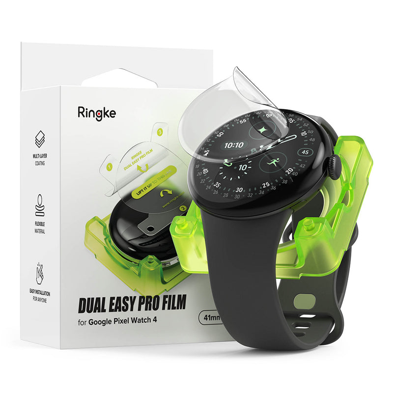 Rearth Ringke Google Pixel Watch 4 41mm 抗衝擊螢幕保護貼(2片裝)