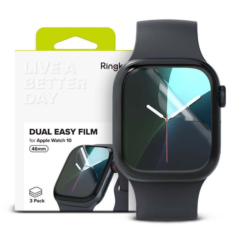 Rearth Ringke Apple Watch 10/11代 46mm 抗衝擊螢幕保護貼(三片裝)