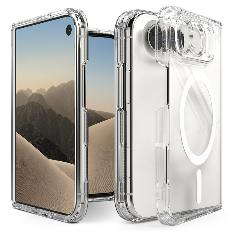 Rearth Apple iPhone DUO (Ringke Magnetic) 磁吸式保護殼(透明)