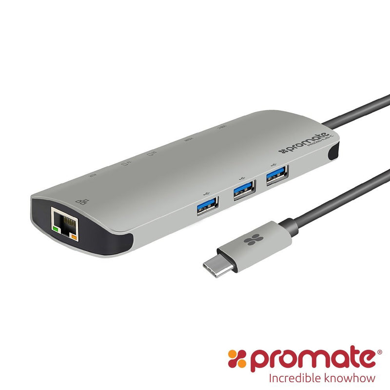 Promate 9合1 USB Type C 充電傳輸集線器(PrimeHUB-C)